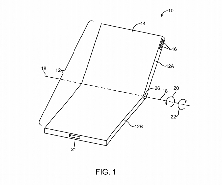 (Patent) Apple Patents Foldable iPhone with Flexible Display That Can Clip Onto Clothing