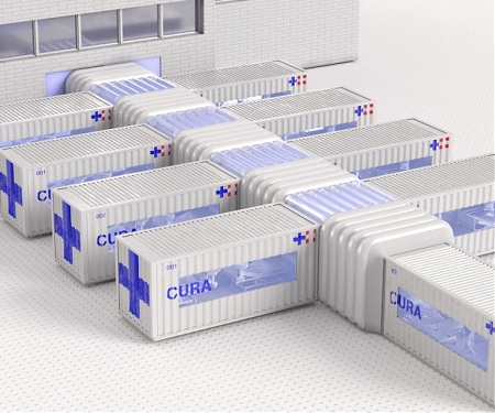 Shipping Container-Based ICU Being Developed for COVID-19 Treatment - CURA