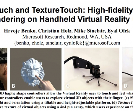 (PDF) Microsoft Research Has Two Types of Touch for VR Haptics