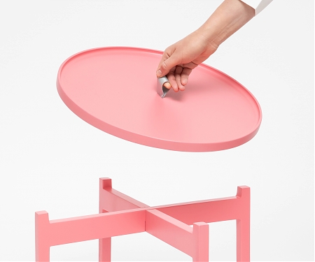 The Ogis - Stylish Side Table with Removable Tray