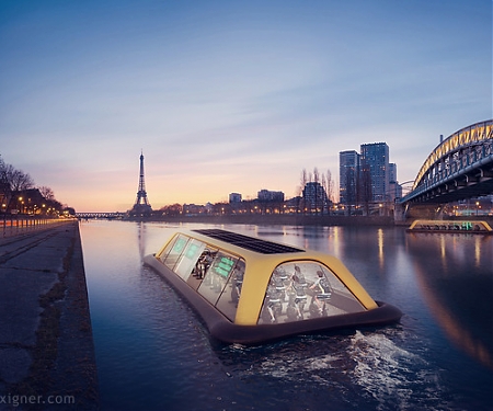 Paris Navigating Gym : A Fitness Vessel Powered by Human Energy
