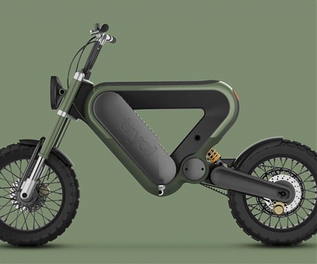 Rizoma Design Challenge Winner : The Triangular Tryal Electric Motorcycle