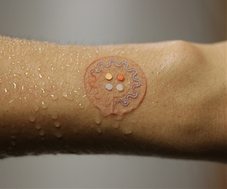 (Video) Cheap, Rugged, Sweat-Sensing Skin Patch Hints at Bloodless Testing