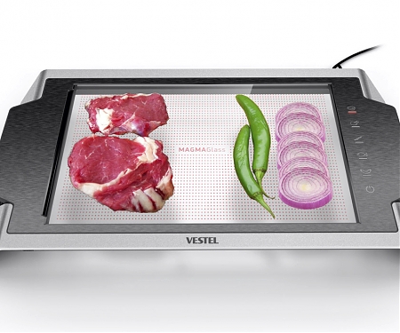 A Portable Glass Grill for a Clean Safe Cooking Experience