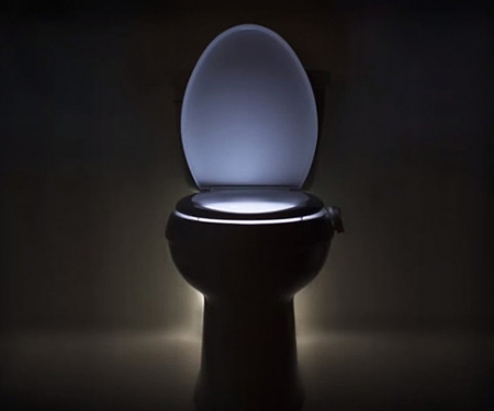 (Video) IllumiBowl Lights Up The Pot, Saves Stray Sprays of Pee