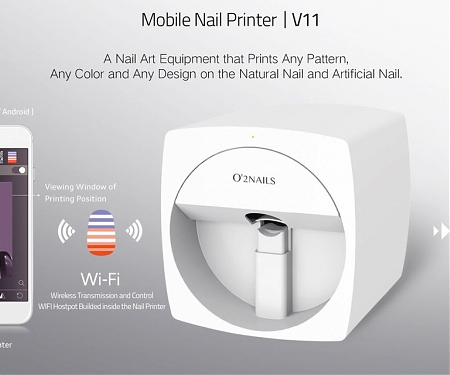 (Video) You Can Now Print Your Own Manicure with an iPhone - O’2 Mobile Nail Printer