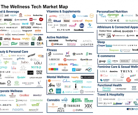(Infographic) The Wellness Tech Market Map