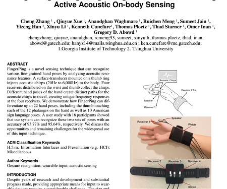 (PDF) Wearable Tech Pings Your Fingers to Recognize Hand Gestures - FingerPing