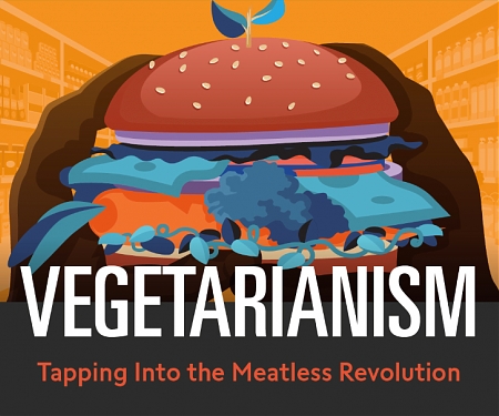 (Infographic) Vegetarianism : Tapping Into the Meatless Revolution