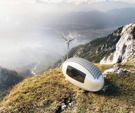 Ecocapsule is The Egg-Shaped Tiny Home That Can Go Off-Grid and Off-Pipe