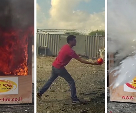 (Video) Great Ball Of Fire : Elide Fire Ball Puts Out Fires Easily, Instantly, And Safely
