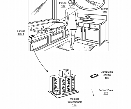 (Patent) New Google Patent Could Turn Your Bathroom Mirror Into A Medical Device