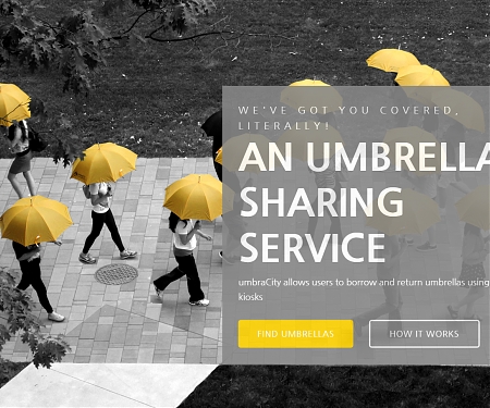 (Video) An Idea for a Rainy Day : Automated Kiosks Loan Out Umbrellas Free - UmbraCity