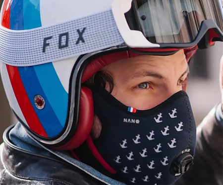 The First Patented Antipollution Mask - The Mask R-PUR Nano