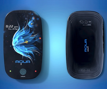 This Phone Nails The “Wet Look” - Aqua