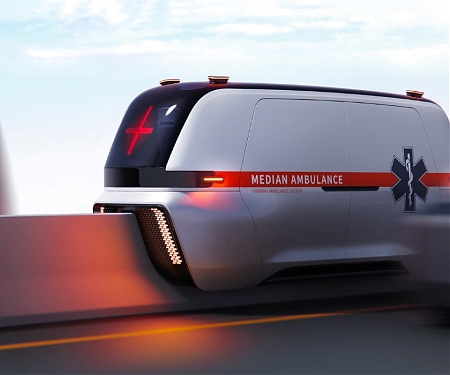 This Award-Winning Ambulance Doesn’t Need a Road to Ride On