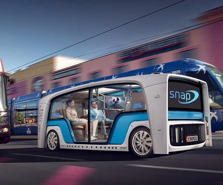 Rinspeed Snaps Its All-Electric Mobility Pod Into CES-Ready Form