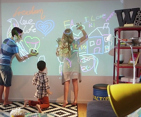 (Video) Smart ‘Ring’ Turns Your Wall Into A Giant Touchscreen