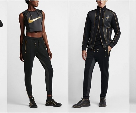 In NikeLab’s Collaboration with Balmain’s Designer, High-Tech Materials Meet “Dark Glamour”