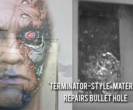 (Video) ‘Terminator’-Style Material Heals Itself