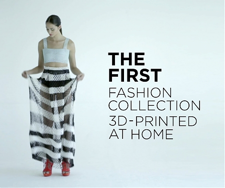 (Video) Young Israeli Fashion Designer Prints World's First 3D Collection