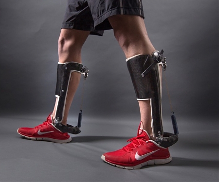 (Video) Unpowered Ankle Exoskeleton Takes a Load Off Calf Muscles to Improve Walking Efficiency