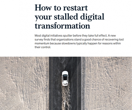 (PDF) Mckinsey - How to Restart Your Stalled Digital Transformation
