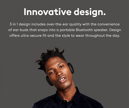 The World's First Truly Wireless Over-Ear Headphones