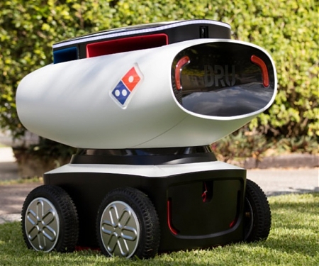 (Video) Meet DRU, The New Autonomous Pizza Delivery Robot from Domino's