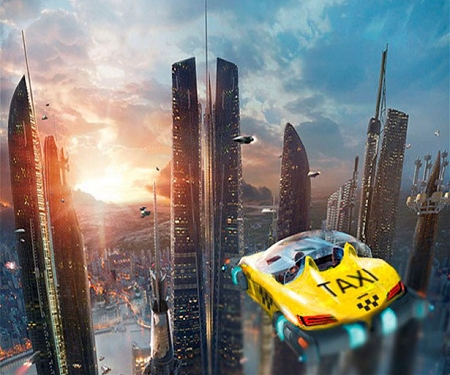 Futuristic Drone Taxi to Solve Traffic Jam in Big Cities