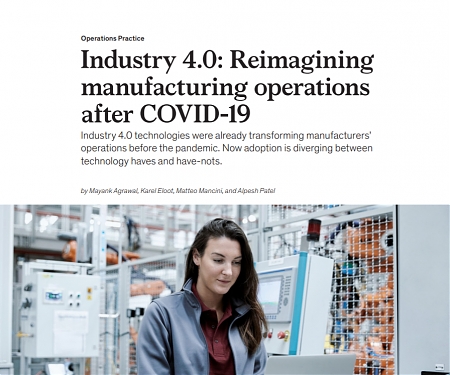 (PDF) Mckinsey - Industry 4.0 : Reimagining Manufacturing Operations After COVID-19