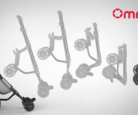Omnio Rider Portable Stroller Can Be Worn Like A Backpack