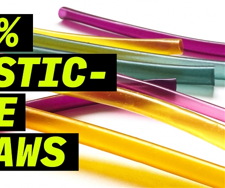 The Biodegradable Straws Start to Soften After 18 Hours of Use and Can be Eaten
