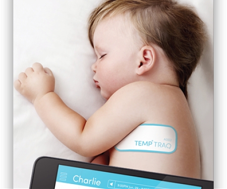 (Video) TempTraq Thermometer Patch Tracks Kids’ Fevers for 24 Hours