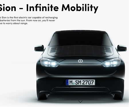 Sono Motors Unveils Solar and Battery-Powered Electric Car