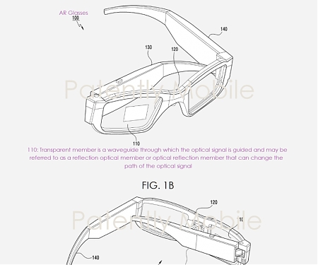 (Patent) Samsung Seeks Patent on Folding AR Glasses with Frame-Activated Screen