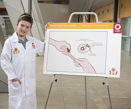 (Video) Young Aussie Inventor Builds a Better Band-Aid Dispenser