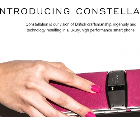 This Ludicrously Lavish Phone Makes Fully Encrypted Calls - Vertu Constellation