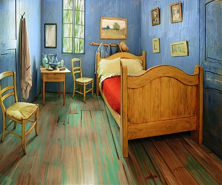 Life-sized replica of van Gogh’s The Bedroom to rent on Airbnb