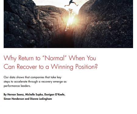 (PDF) Bain - Why Return to “Normal” When You Can Recover to a Winning Position ?