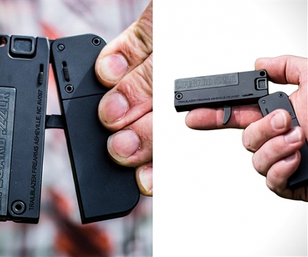 Foldable, Credit Card-sized Handgun That Fits Ib Your Wallet - LifeCard .22LR