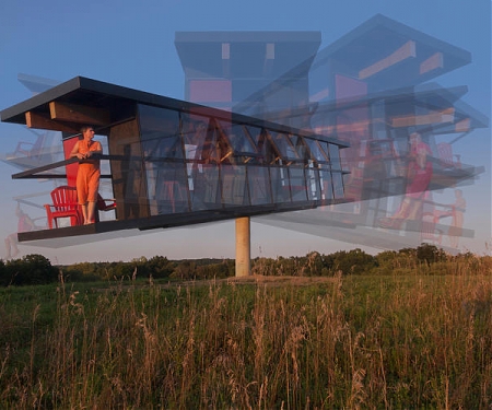 This Experimental Home Tilts Like A See-Saw As You Walk Around Inside