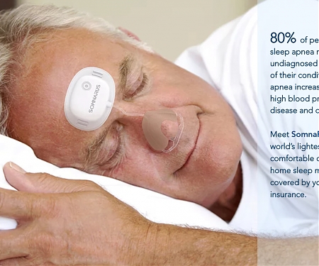Diagnostic Device Sticks It to Sleep Apnea - SomnaPatch