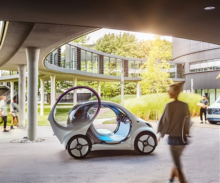 Smart Vision EQ Fortwo is an Autonomous Electric Concept for 'The Future of Car Sharing'