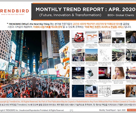 Monthly Trend Report - April. 2020 Edition