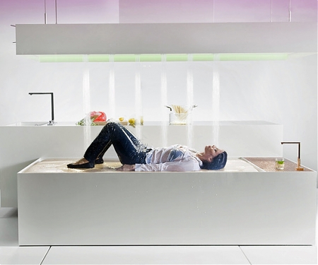 New Museum Installation Showcases Dornbracht Horizontal Shower