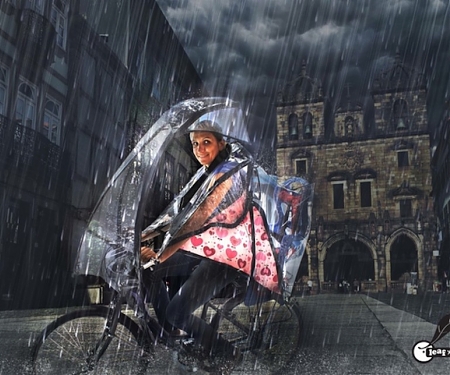 (Video) Aerodynamic Umbrella for Your Bike - LEAFXPRO
