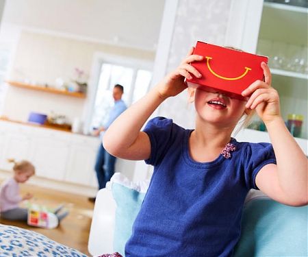 (Video) McDonald’s Is Turning Happy Meal Boxes Into VR Headsets