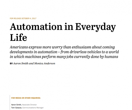(PDF) Pew - Automation in Everyday Life