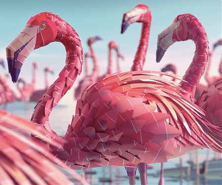 (Video) Sherwin-Williams Color Chips Come Alive as Leopards, Giraffes and Flamingos
